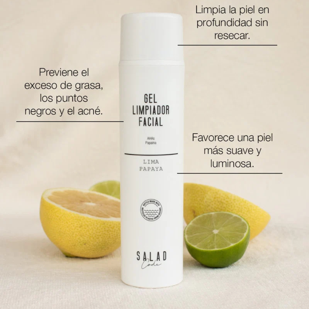 Gel limpiador facial