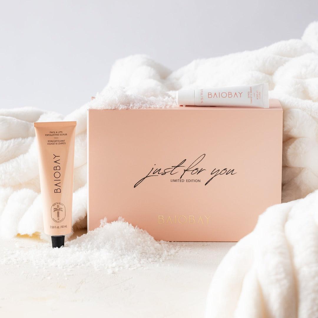 SET EXFOLIANTE FACIAL Y BÁLSAMO LABIAL