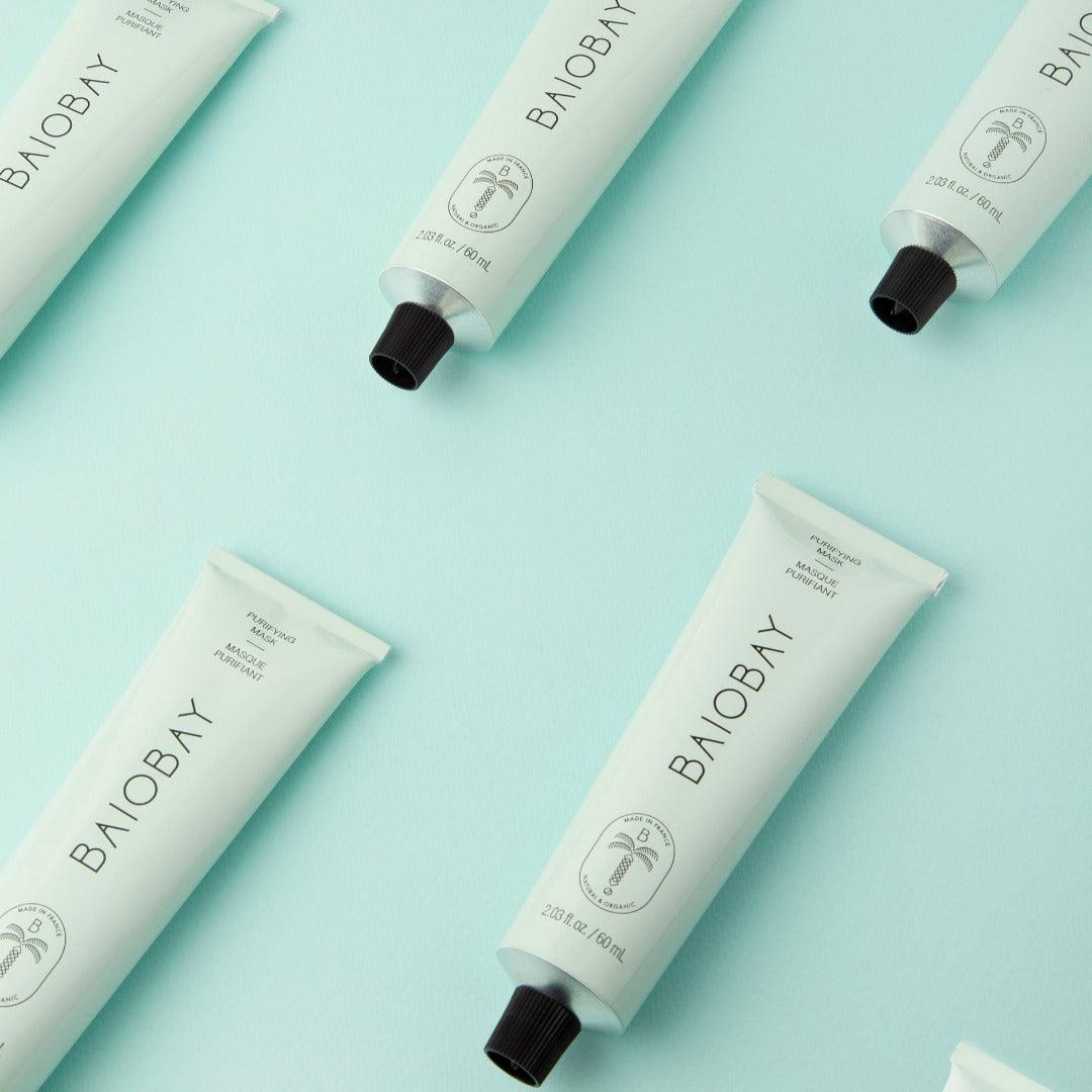 Mascarilla Facial Purificante · Caolín y Zinc · Baiobay · 60 ml
