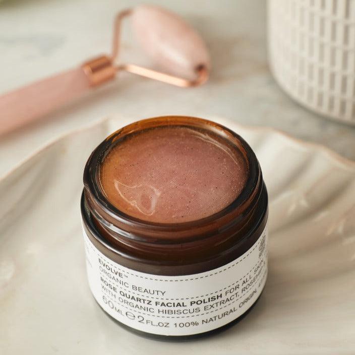 ROSE QUARTZ FACIAL POLISH EVOLVE