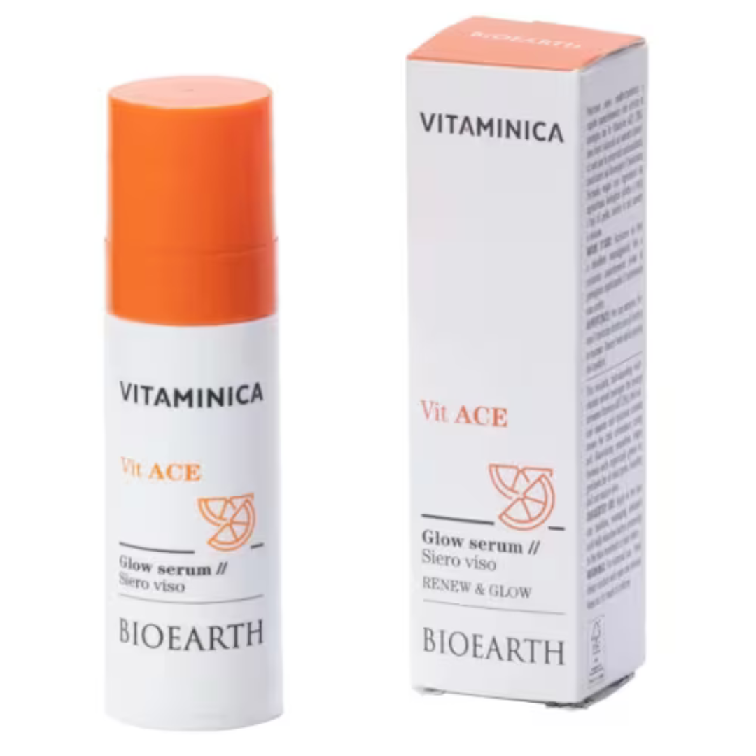 Sérum Facial Vitaminica · Vitaminas A, C y E · Bioearth · 30 ml