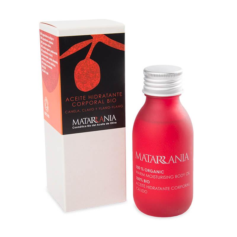 ACEITE HIDRATANTE CORPORAL CANELA, CLAVO, YLANG YLANG 100% BIO