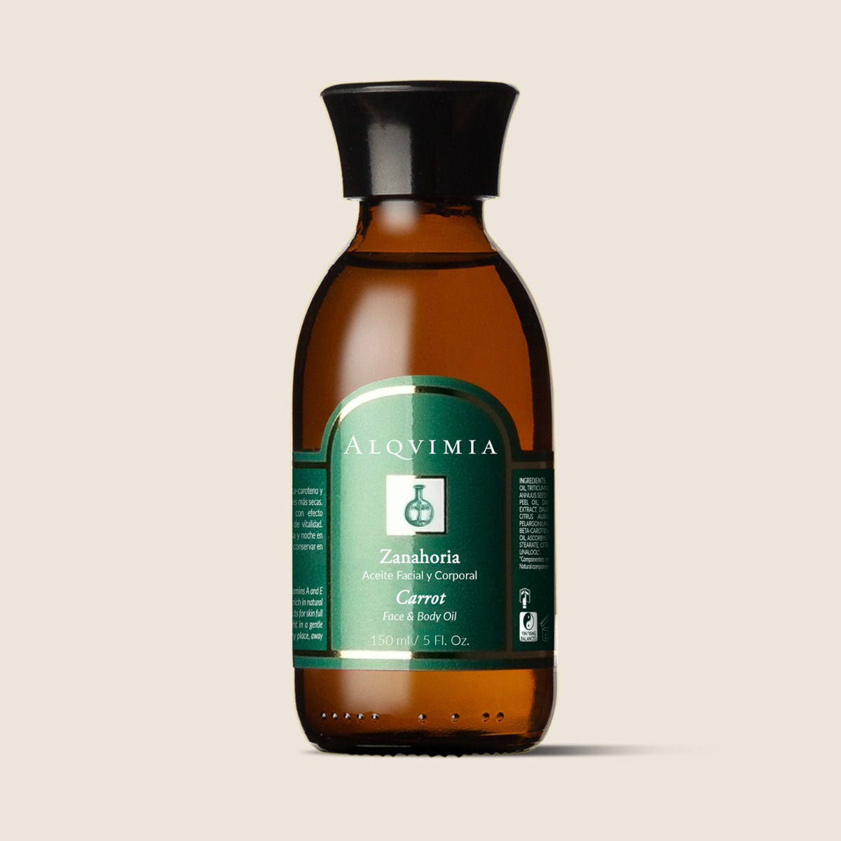 Aceite de zanahoria de Alqvimia, 150 ml