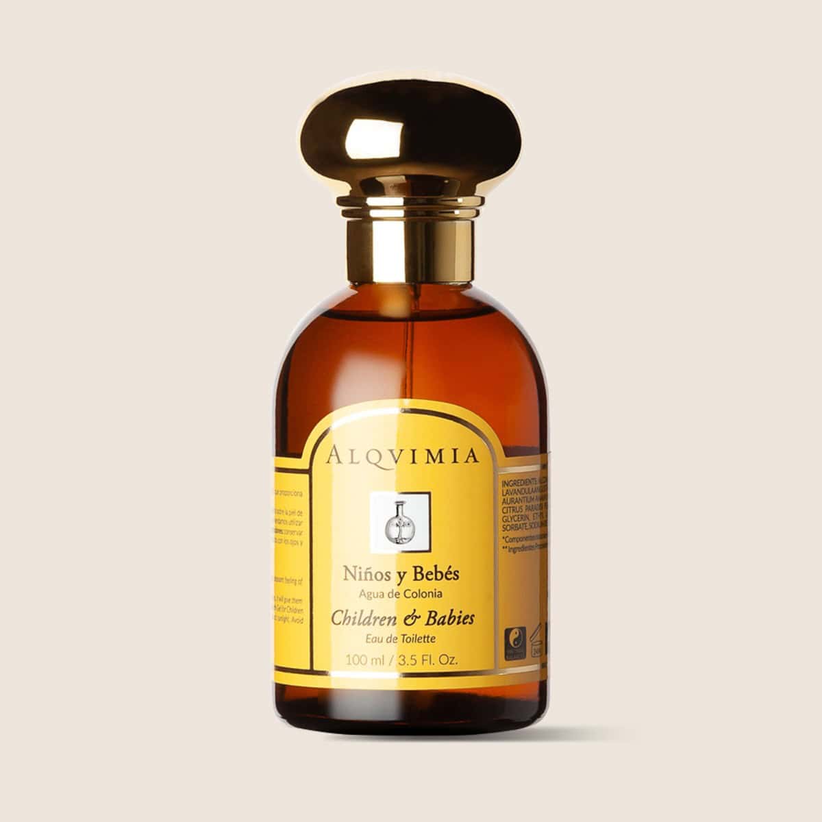 Agua de Colonia para Niños y Bebés de Alqvimia, 100 ml