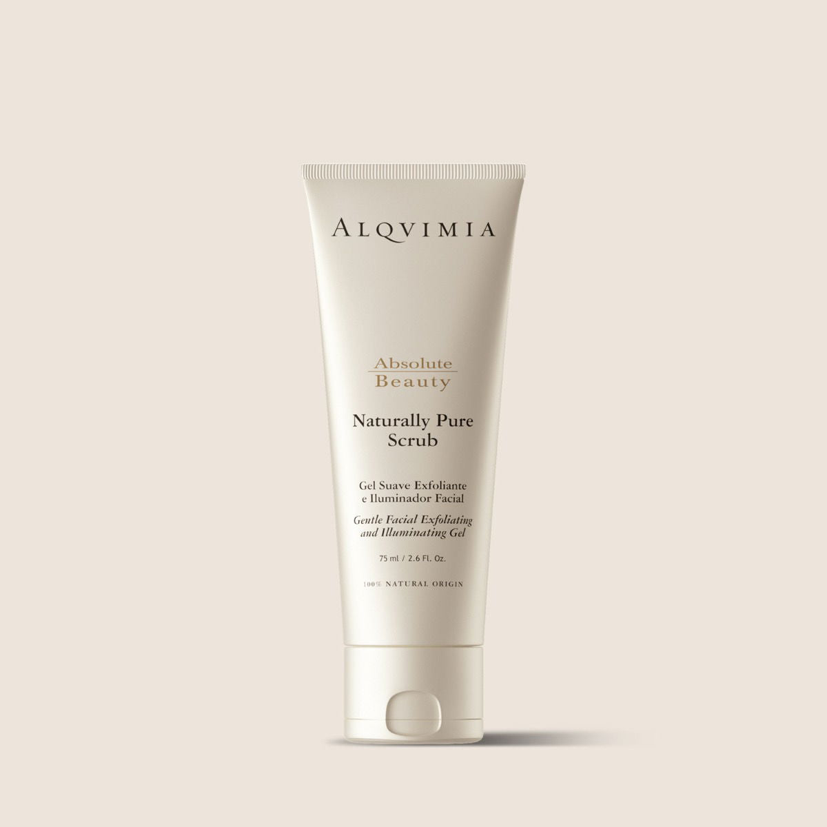 Exfoliante facial Naturally Pure Scrub de Alqvimia, 75 ml