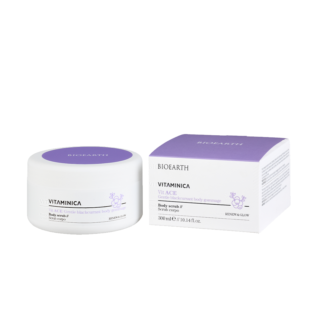 Exfoliante corporal de grosella negra Bioearth Vitaminica