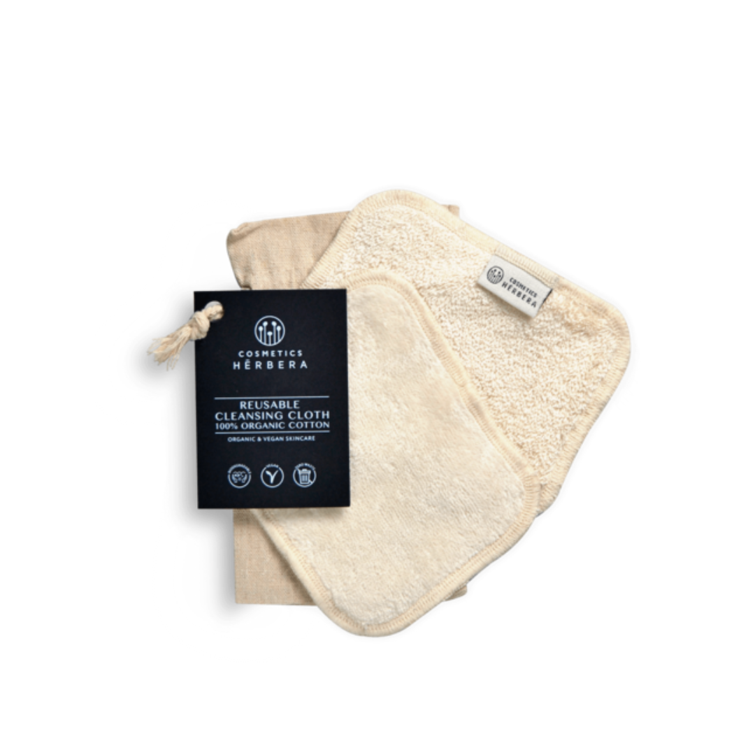 REUSABLE CLEANSING CLOTH 100% ORGANIC COTTON