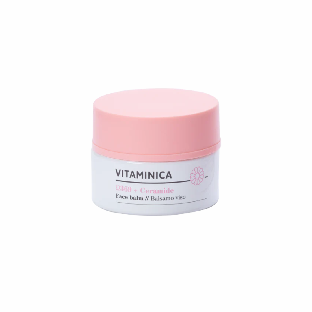 Bálsamo Facial · Omega 3-6-9 + Ceramidas · Bioearth Vitaminica · 50 ml