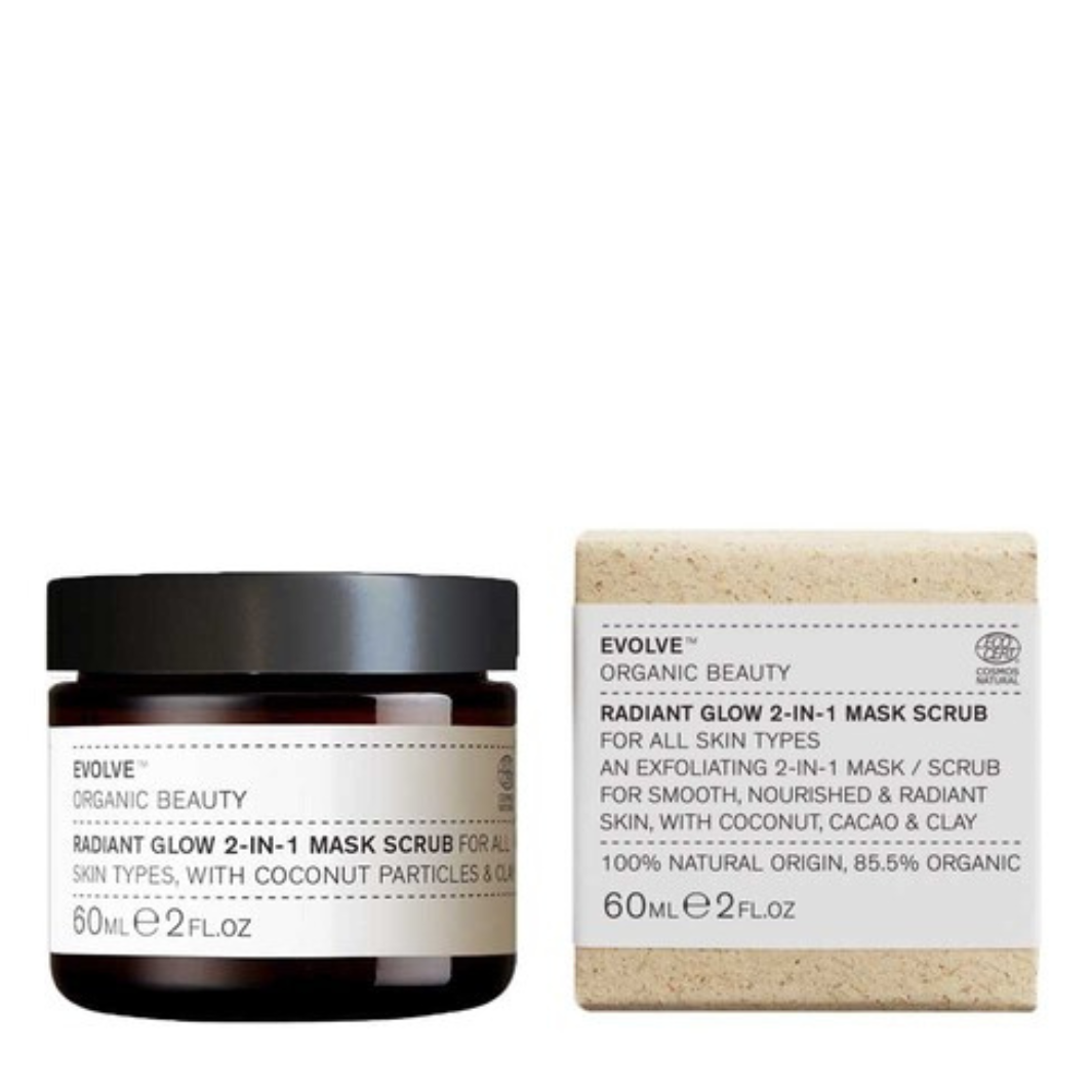 RADIANT GLOW 2-IN-1 MASK SCRUB EVOLVE