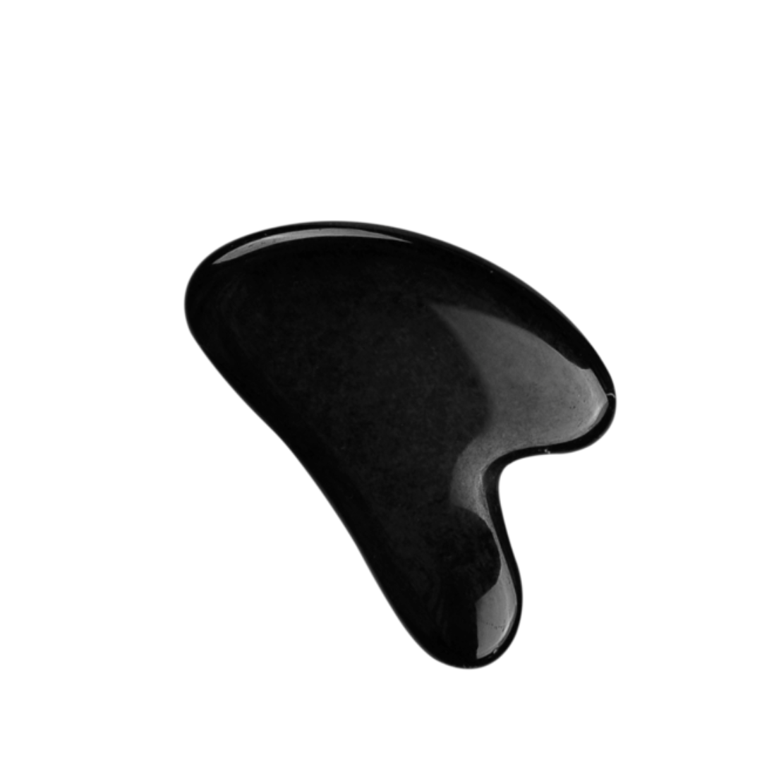 GUA SHA THERAPY BLACK OBSIDIAN ACUPRESSURE MASSAGE