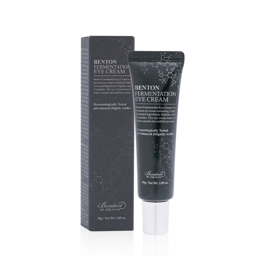 Fermentation Eye Cream de Benton, contorno de ojos con Galactomyces y péptidos