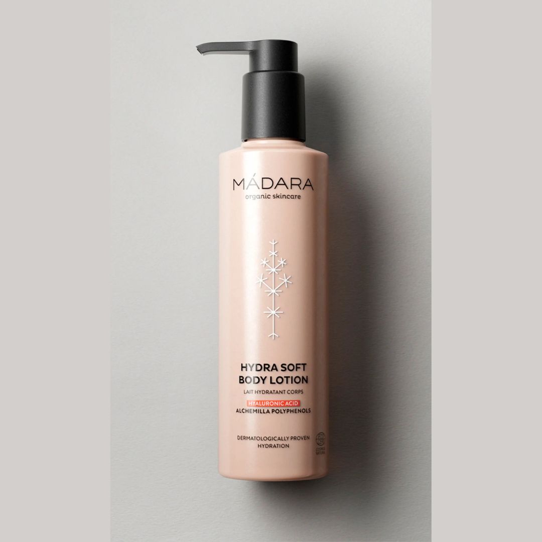Hydra Soft Body Lotion · Loción Corporal Hidratante con Ácido Hialurónico · Mádara · 250 ml
