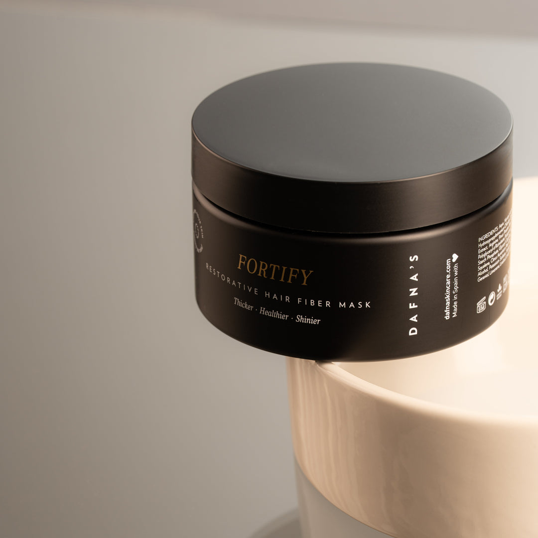 Textura en crema de la mascarilla capilar Fortify de Dafna's