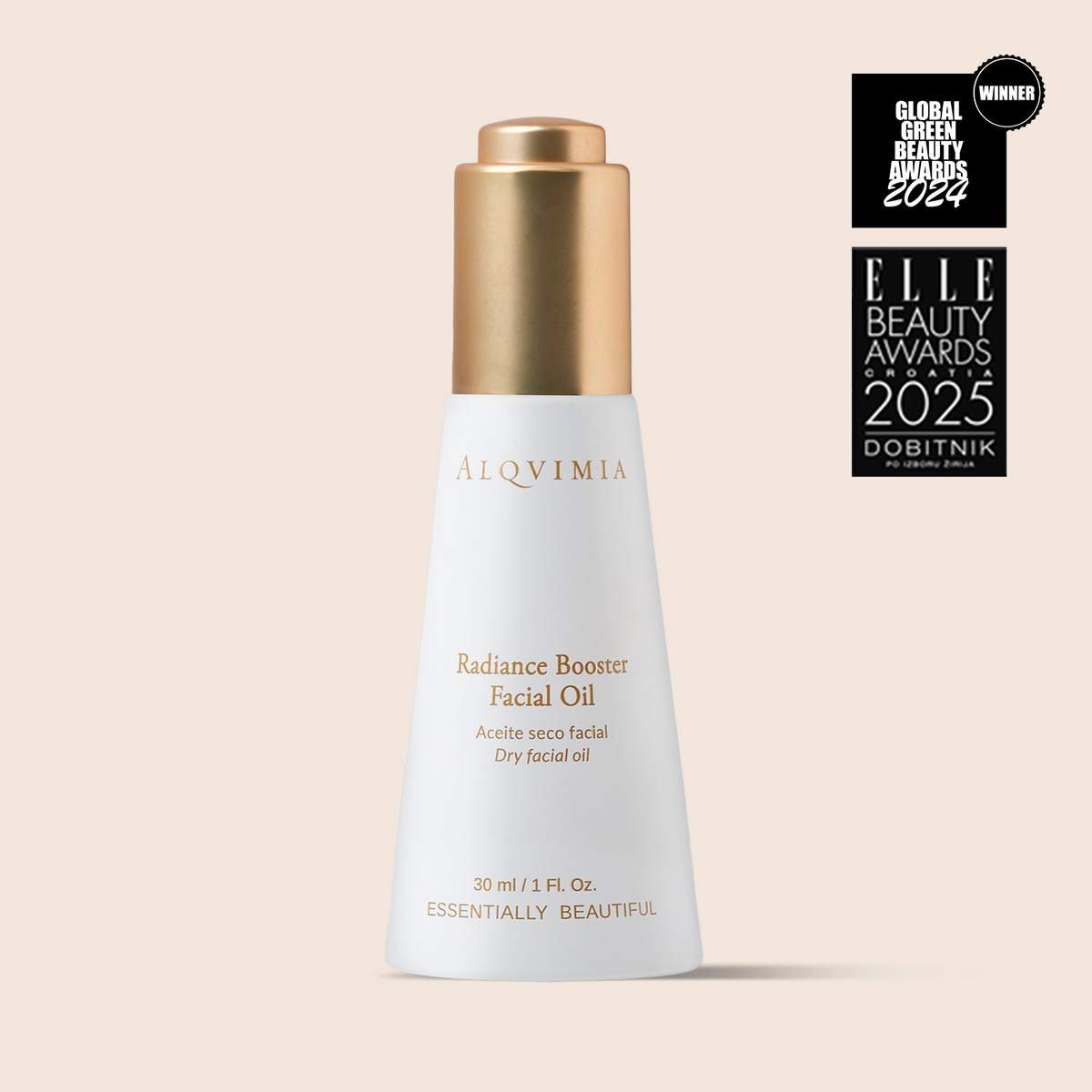 Radiance Booster Facial Oil de Alqvimia, 30 ml