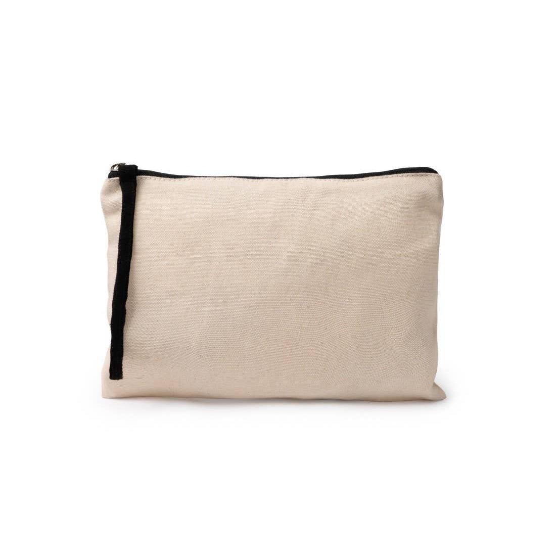Neceser de algodón beige con asa de Misihu