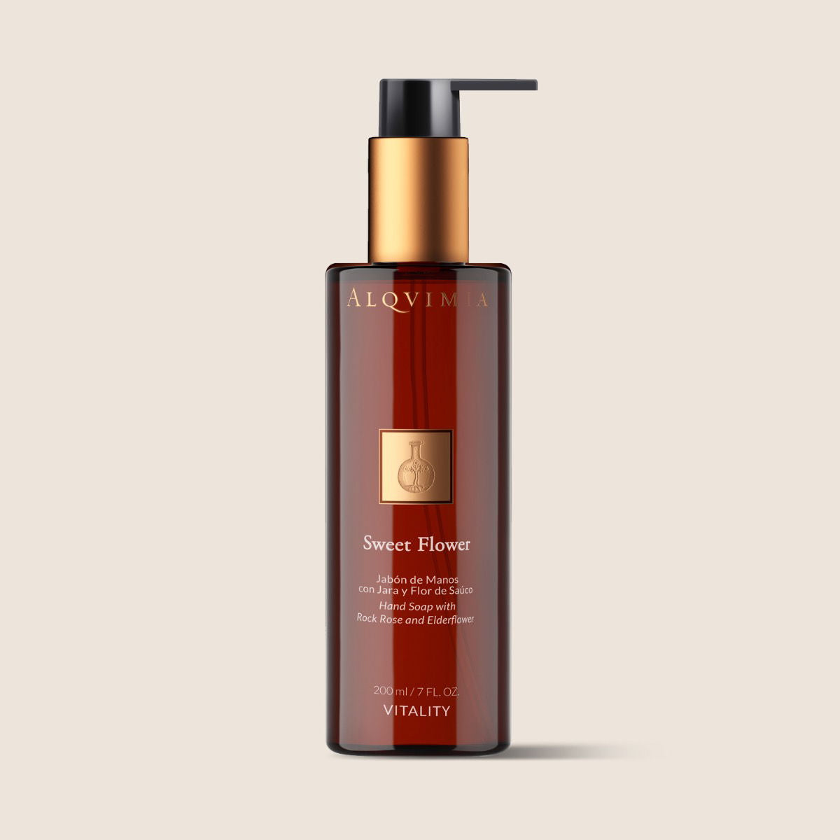 Jabón de manos Sweet Flower de Alqvimia, 200 ml