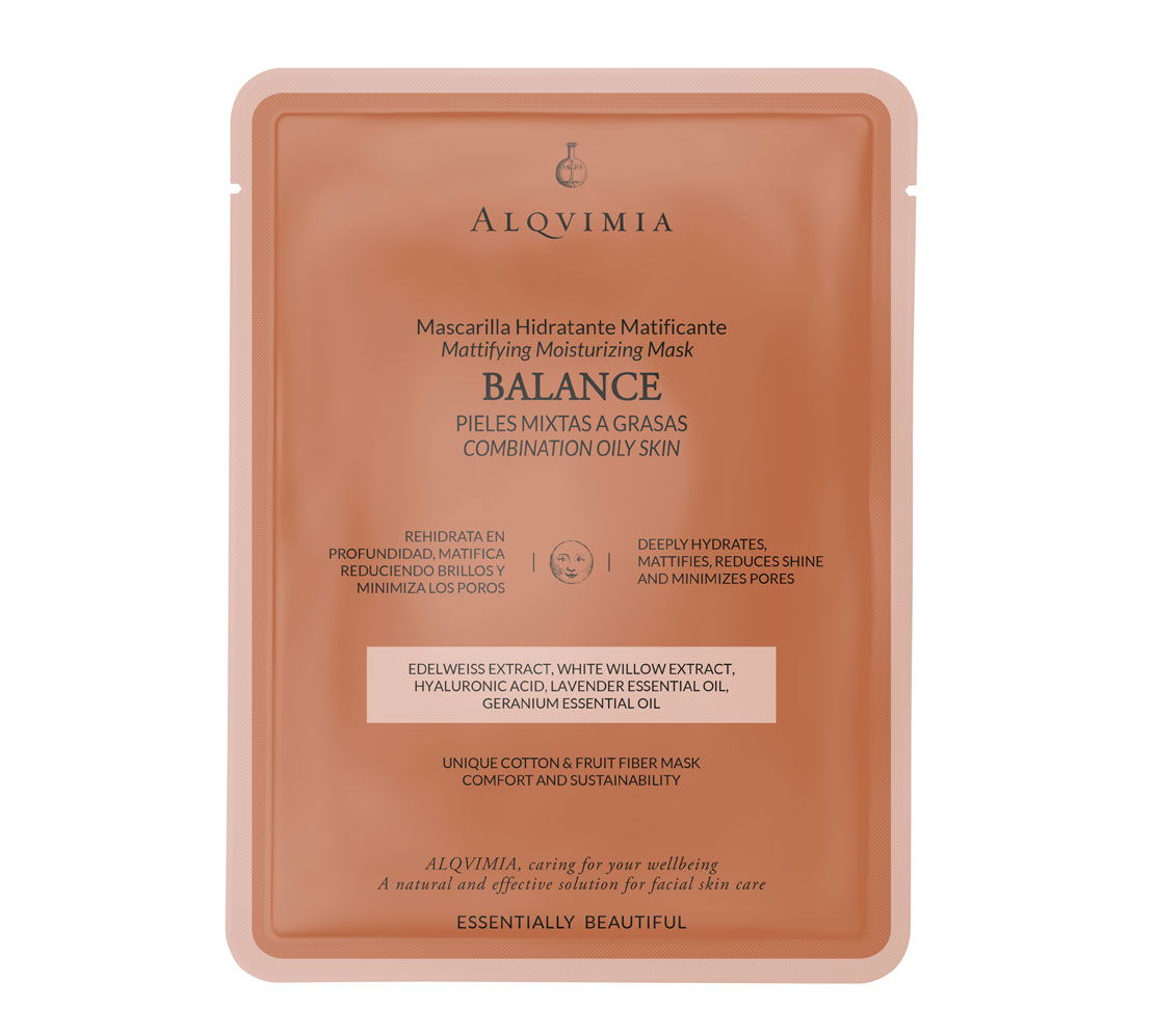 Mascarilla facial Balance de Alqvimia