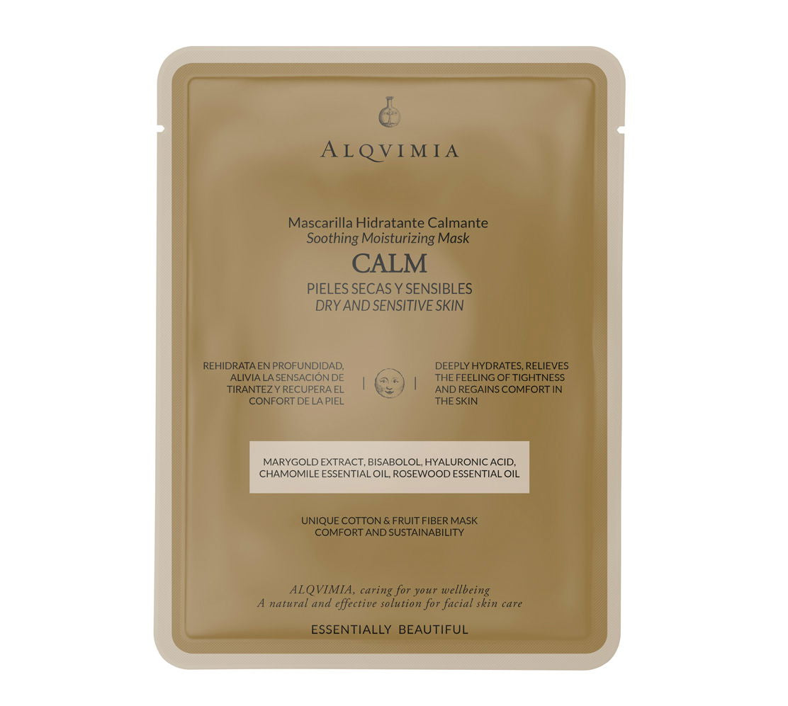 Mascarilla facial Calm de Alqvimia